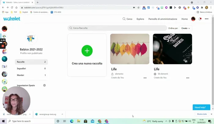 Il docente rende pubblica la bacheca per consentire la visualizzazione da parte di chiunque.