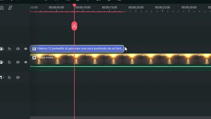 Nella barra degli strumenti, cliccare su "Text to Speech".
