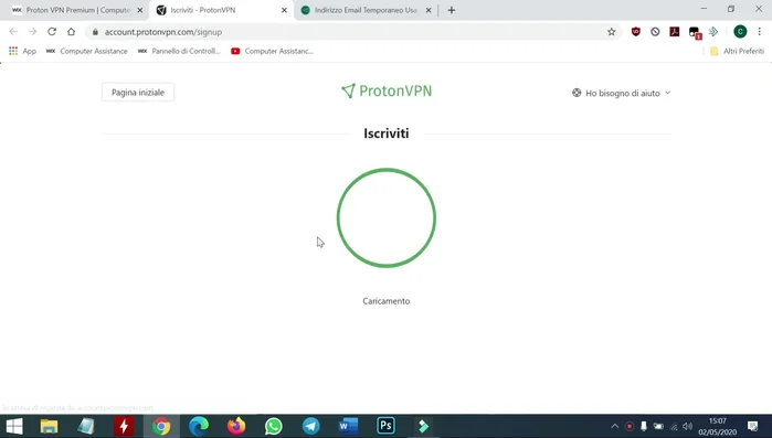 Verifica il tuo account tramite il codice inviato alla tua email.