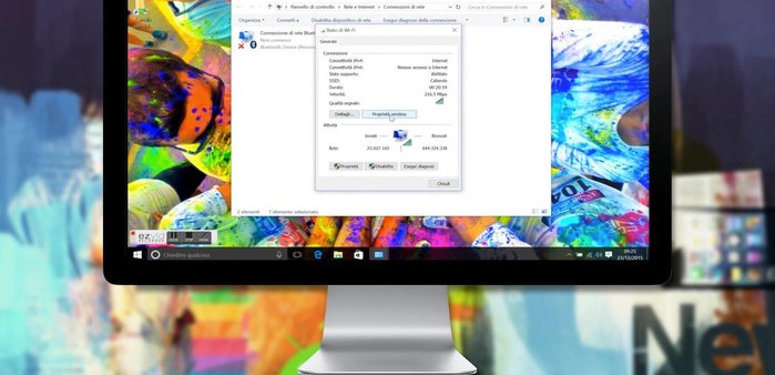 La password apparirà.