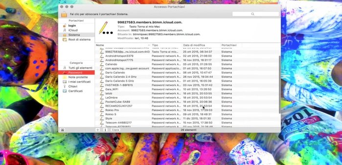Nella finestra che si apre, clicca su 'Visualizza password' e inserisci la password del tuo sistema.