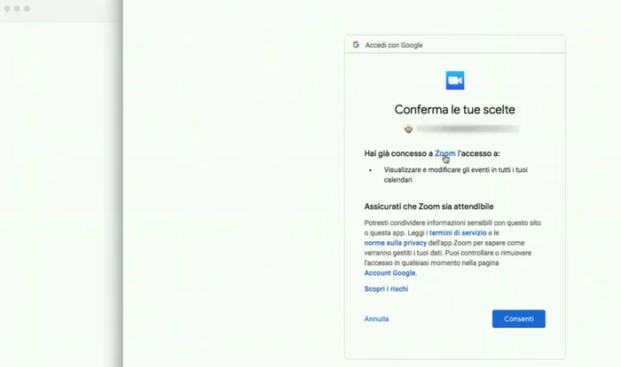 Salvare le impostazioni.