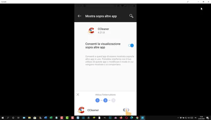 Tocca "Inizia da qui" e poi "Procedi"