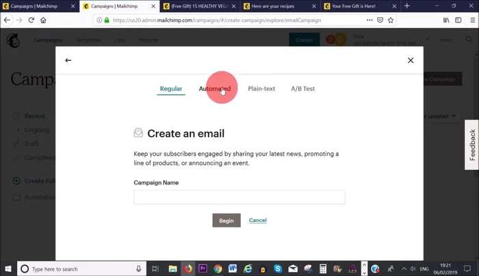 Dai un nome alla campagna (solo per tuo riferimento).
