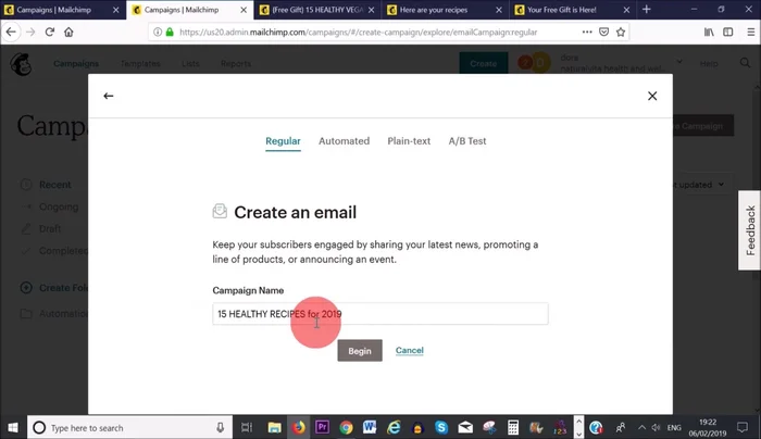 Dai un nome alla campagna (solo per tuo riferimento).