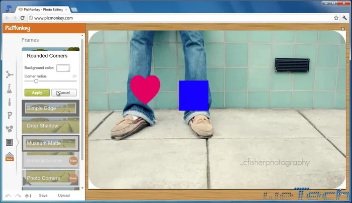 Applica effetti di texture, come carta, papiro o dipinto.