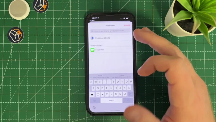 Imposta il tempo di percorrenza (opzionale).