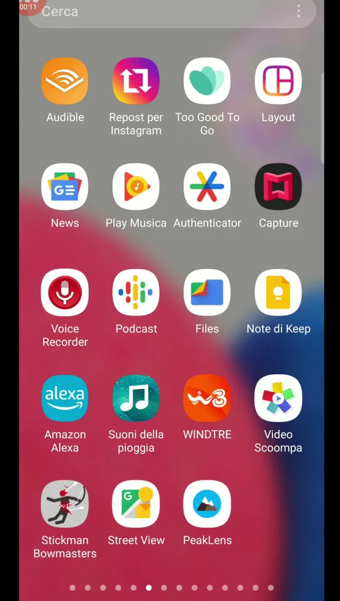 Utilizzare il filtro per metodo di archiviazione (memoria interna o scheda SD) per ottimizzare lo spazio di archiviazione.