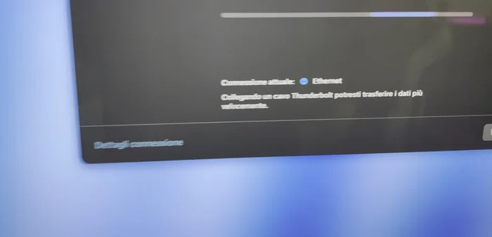Aspettare il completamento del trasferimento. Assistente Migrazione calcolerà il tempo necessario.