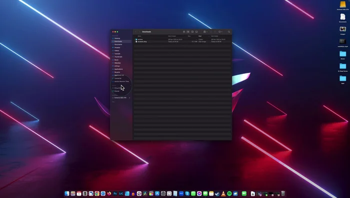Trascina l'icona di AnyDesk nella cartella "Applicazioni".
