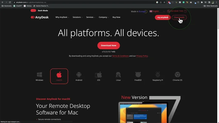 Clicca su "Scarica ora".