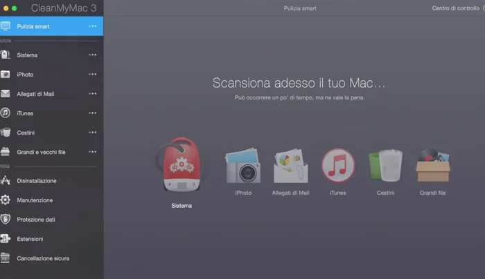 Utilizza la scansione intelligente per eliminare in un colpo solo i file indesiderati.