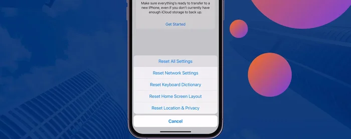 Ripristina tutte le impostazioni.