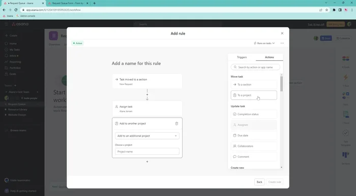 Clicca su 'Crea regola'.