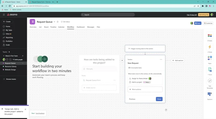 Clicca su 'Crea regola'.
