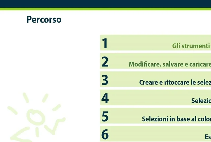Realizzare selezioni a mano e ritoccare le selezioni esistenti.