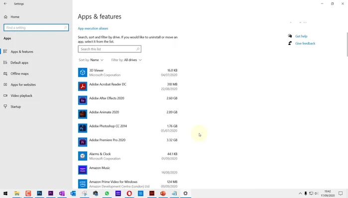 Selezionare "Foto di Microsoft" e cliccare su "Opzioni avanzate".