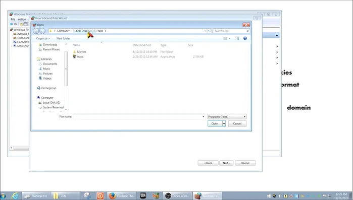 Selezionare il programma e cliccare su 'Apri'.