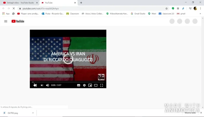 Salvataggio delle modifiche.