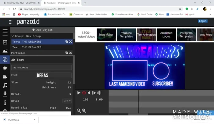 Download dell'endscreen.