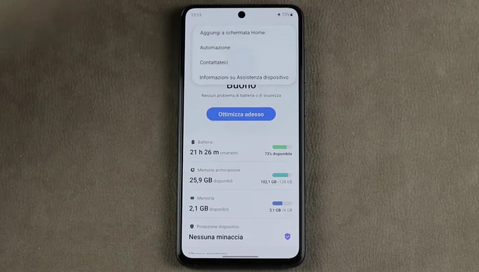 Disattiva 'Ottimizzazione automatica giornaliera' e 'Risparmio energetico adattivo'.