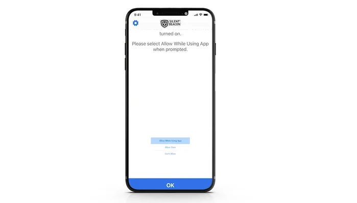 Attiva i servizi di localizzazione sul tuo dispositivo.