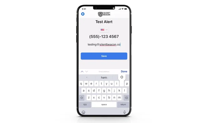 Invia un invito al contatto di emergenza per informarlo sul funzionamento dell'app.