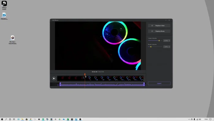 Regola il cursore audio per selezionare solo la parte del brano desiderata.