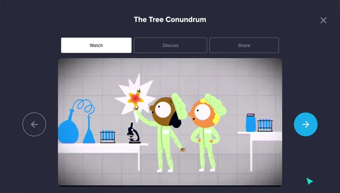 Guardare il video introduttivo dell'enigma con la classe.