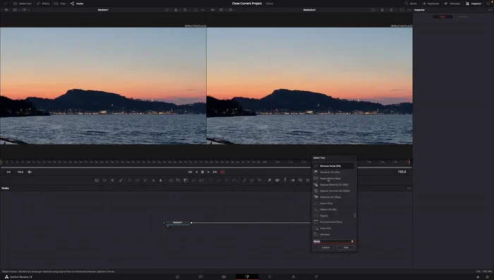 Premere contemporaneamente la barra spaziatrice e Maiusc, quindi cercare "rimuovi rumore".