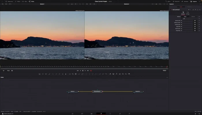 Regolare le impostazioni di "Morbidezza" e "Dettaglio" per i canali Rosso, Verde e Blu. Aumentare la morbidezza fino a quando l'immagine diventa sfocata, poi aumentare il dettaglio finché i dettagli non tornano.