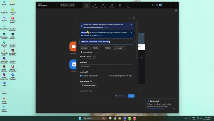 Compila tutti i campi.