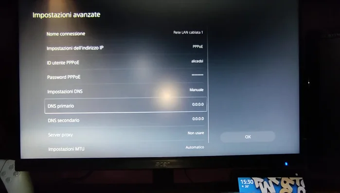 DNS secondario: 8.8.4.4