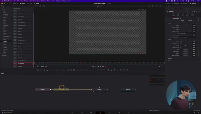 Aggiungere un 'Soft Glow' per regolare la luminosità e dare più profondità al fumo.
