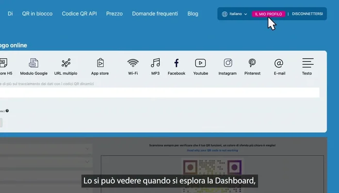 Utilizza la Dashboard di QR Tiger per monitorare le scansioni, organizzare le campagne e personalizzare i dati.