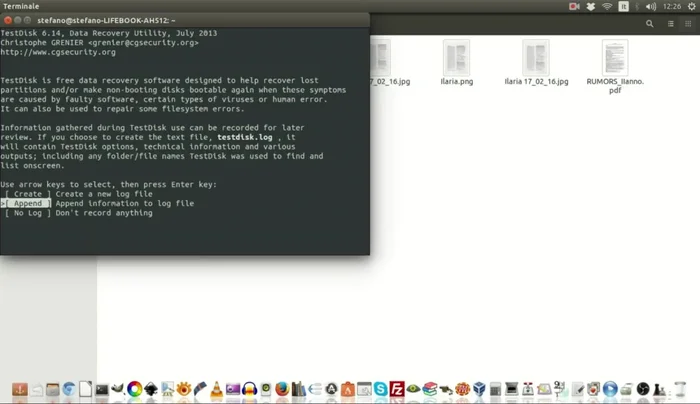 Seleziona 'Create' per creare una nuova sessione.