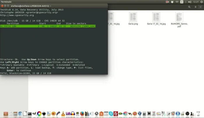 Seleziona i file cancellati che vuoi recuperare.