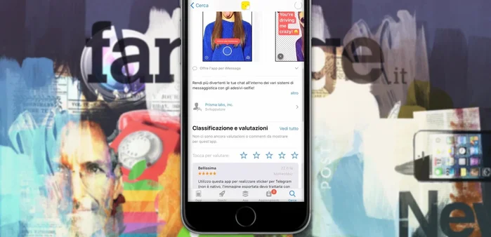 Scarica e installa l'app Sticky AI sul tuo smartphone (disponibile su Play Store e App Store).