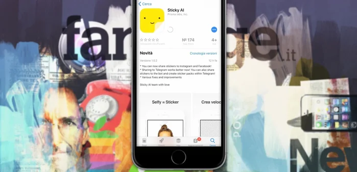 Scatta un selfie o scegli una foto dalla tua galleria (tramite swipe dal basso verso l'alto). L'app automaticamente rimuoverà lo sfondo, isolando il soggetto principale.