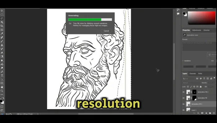 Usa un upscaler di immagini (es. Image Upscaler) per aumentare la risoluzione.