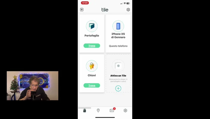 Personalizzare la suoneria per ciascun Tile Mate (facoltativo).