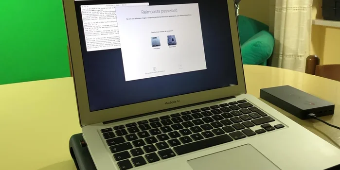 Impostare una nuova password.