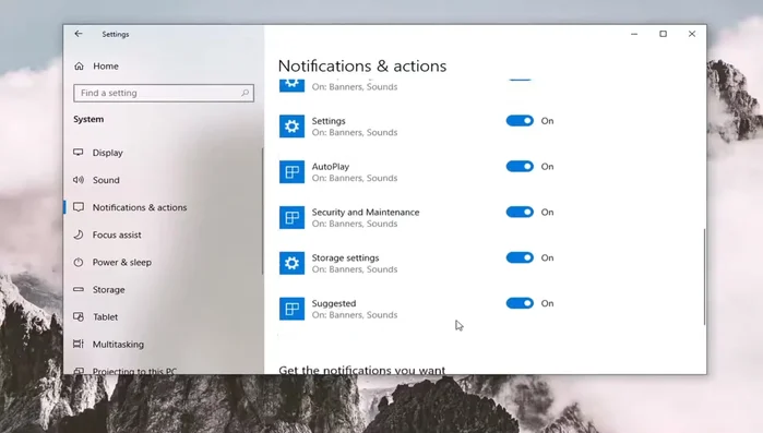 Controllare l'opzione 'Ricevi notifiche da questi mittenti' e attivare Outlook se necessario.