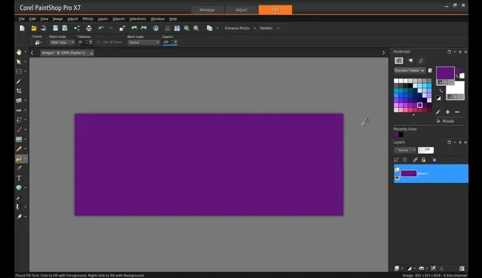 Selezionare il colore di sfondo desiderato.