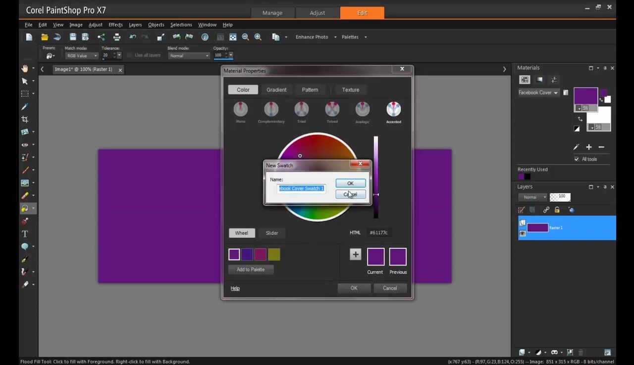 Scegliere i Colori Perfetti in Corel PaintShop Pro X7: Guida Rapida alle Armonie di Colore