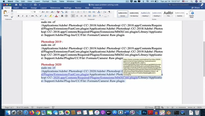 Se necessario, copia e incolla il codice fornito nella descrizione del video nel terminale.