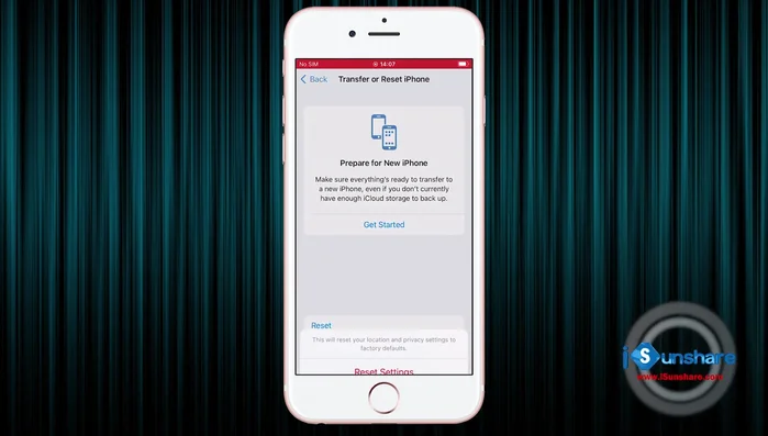 Toccare Ripristina impostazioni.