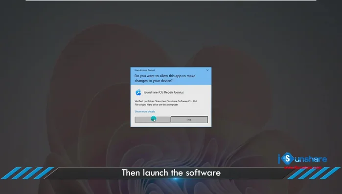 Avviare iOS Repair Genius e scegliere la modalità standard.