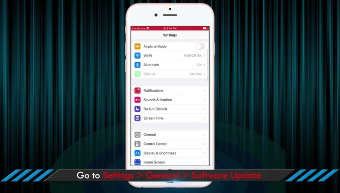 Inserire il codice di accesso per confermare l'aggiornamento.
