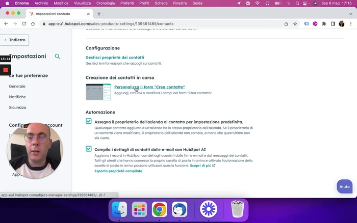 Importa ed esporta dati: importa ed esporta i dati in formato CSV o Excel.